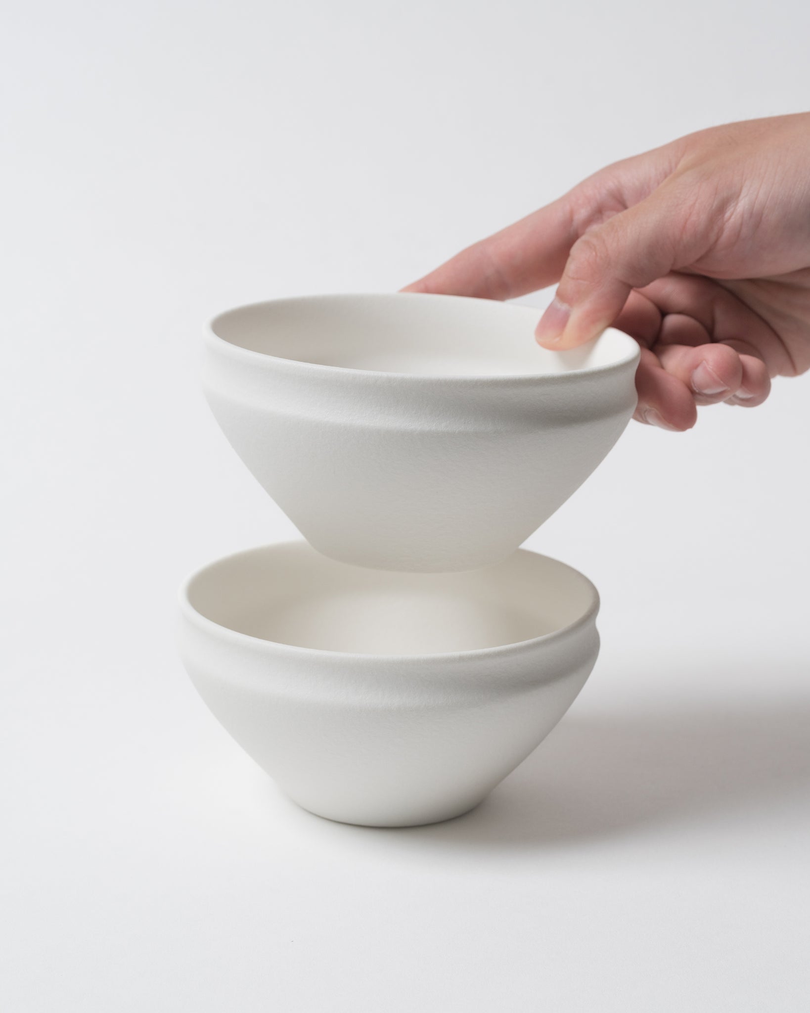 4.5" White Porcelain Rice Bowl