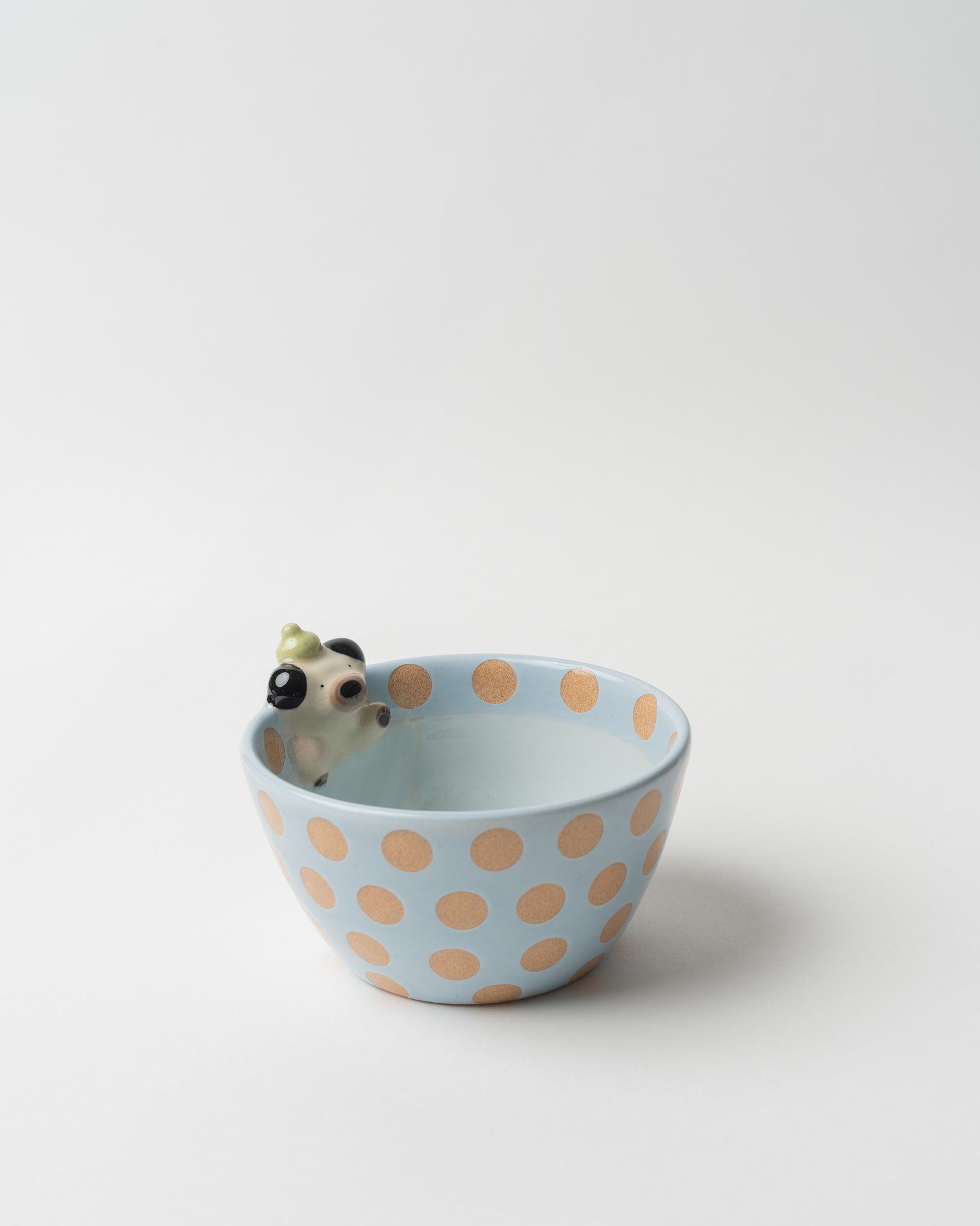 Blue Dog Figurine Bowl