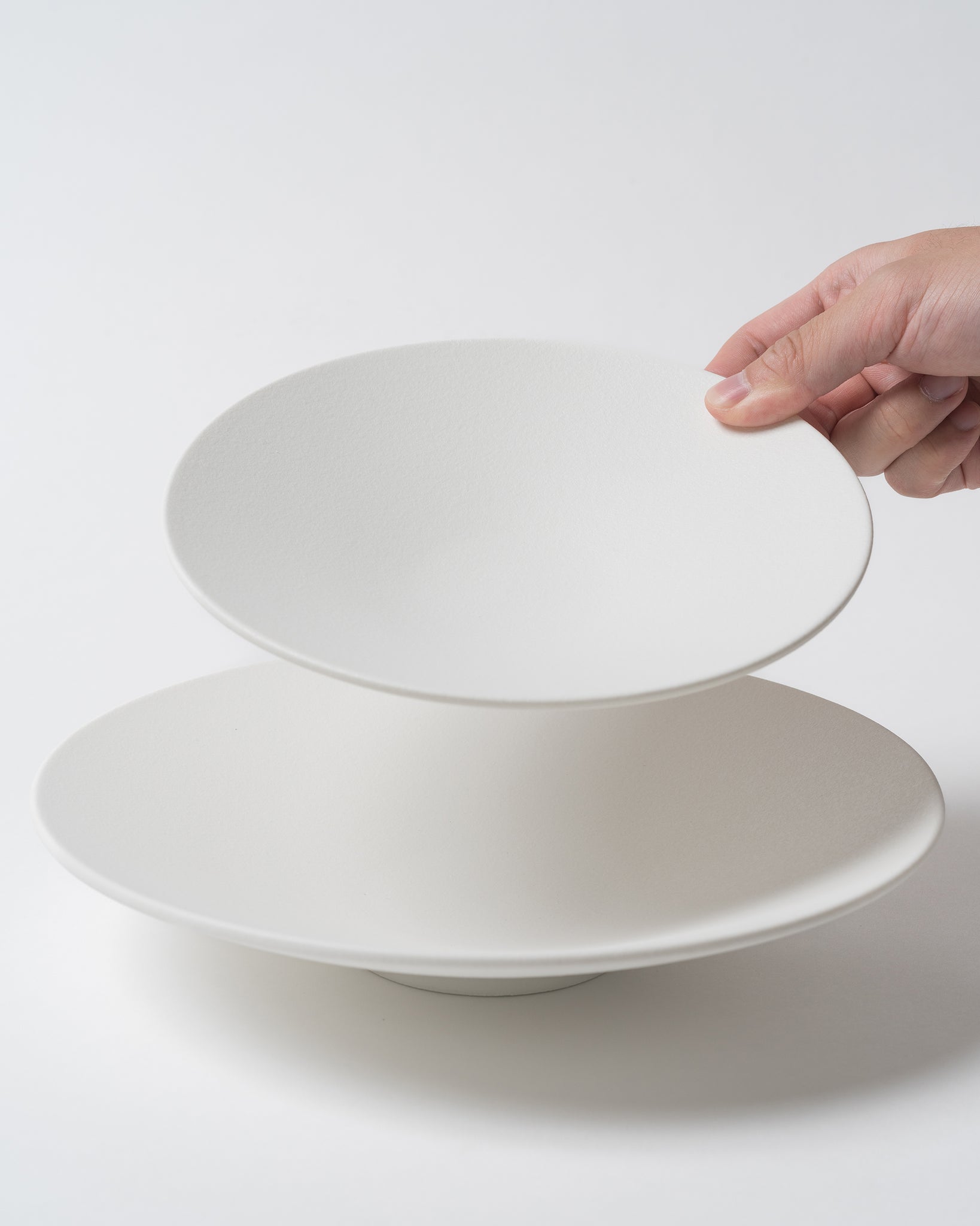 White Porcelain Round Plate